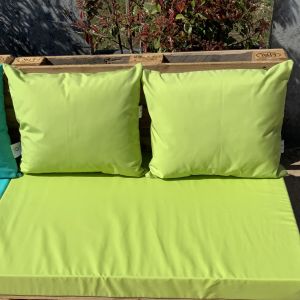 Ensemble De 2 Coussins Ext&eacute;rieurs Pour Salon Palette - Neuf