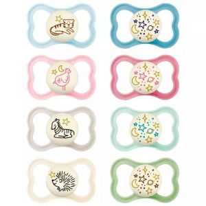 Mam Sucette Supreme Nuit +18 Mois Lot De 2 Ref 38 - Neuf