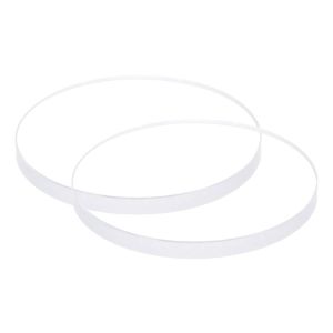 Kal-2pcs Verre De Montre En Cristal Transparent 30mm De Diamètre, 3mm D'épaisseur, Rond, Plat, En Verre Minéral De Haute Transmittance, Pièce De Rechange Pour Réparateur De Montres - Neuf