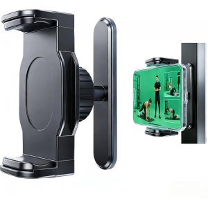 LORANKA-Support de T&eacute;l&eacute;phone Magn&eacute;tique pour Salle de Sport R&eacute;glable &agrave; 360&deg; Support Magn&eacute;tique R&eacute;glable Aimant Telephone Voiture Compatible avec Les Smartphones de 4" &agrave; 6.7 - Neuf