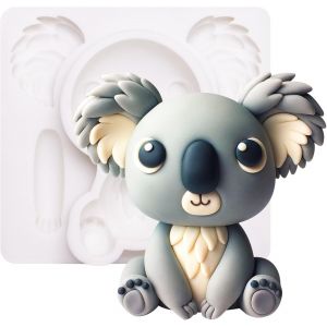 Kal-Moule En Silicone Pour Décoration De Gâteau En Forme De Koala 7,3 Cm De Haut - Neuf