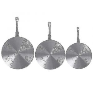 Échangeur de cuisinière à induction en acier inoxydable Adaptateur de plaque Convertisseur de diffuseur de chaleur - Neuf