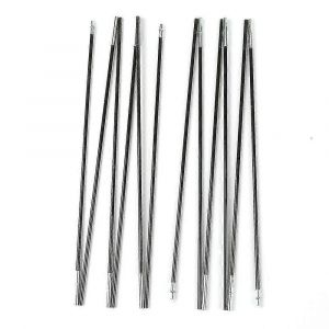 Tige De Tente Fibre De Verre Remplacement Camping Tente Pole Kit Tige De Tente Pliable - Neuf