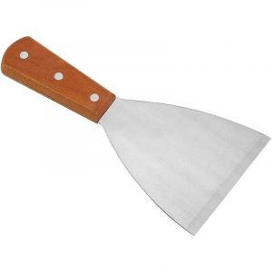 Spatule Triangulaire Multifonction En Acier Inoxydable, Spatule Triangulaire Antiadh&eacute;sive R&eacute;sistante &Agrave; La Chaleur, Outil De Cuisson Pour Barbecue, Steak, G&acirc;teau - Neuf