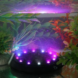 Hjlian Bulle Submersible A 12 Led Pour Aquarium, Pompe Decorative, 12,5 Cm, Eu - Neuf