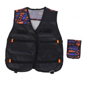 Kit De Gilet Avec Pochette Et Clip Pour Pistolet Jouet, Balles Souples En Eva, Porte-Cartouches Et Munitions - Neuf