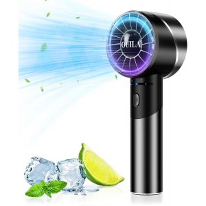 Ventilateur Portable USB Mini Ventilateur Haute Vitesse Rechargeable à 4 Vitesses,Ventilateur USB Silencieux 120g Ventilateur de poche Pour Le Bureau, La Maison, Le Camping En Plein Air, La Rand - Neuf
