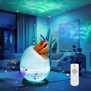 Projecteur De Ciel Étoilé Led Lampe Galaxie, ?uf De Dinosaure Veilleuse, Aurore Pour Enfants, Plafond Étoilé Avec Fonction De Lecture Bluetooth, Décoration Cadeau Pour Noël - Neuf