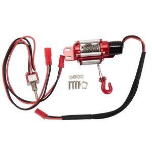 Treuil en m&eacute;tal pour voiture sur chenilles 1/10 rc Traxxas TRX4 SCX10 90046 D90 - Neuf