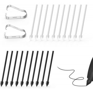 20 Pcs Tips/Nibs Replacement For Samsung Galaxy Tab S9/S9fe+/S9 Ultra, S8/S8+/S8 Ultra, S7/S7+/S7 Fe, S6/S6 Lite, Note10/10 Plus/10 Lite, Note 20/S21/S22/S23/S24 Ultra S Pen[Sty9130884] - Neuf