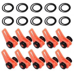 Orange 10 Set R&eacute;glable Canne &Agrave; P&ecirc;che Lure App&acirc;t Jig Holder - Neuf