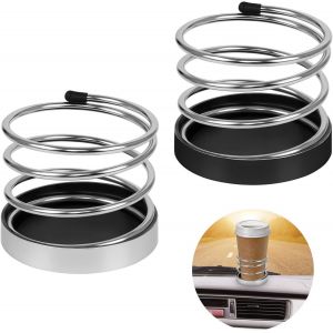 Porte-Gobelet De Voiture 2 Pcs Porte-Gobelet D'eau De Voiture Porte-Gobelet En Fer Porte-Gobelet De Bouteille Pour Auto Camion Porte-Gobelet Universel Pour Boisson Café Eau Téléphone - Neuf