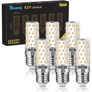 SEPT-Ampoule LED E27 Blanc Chaud, 12W &Eacute;quivalent 100W Ampoule Incandescente, 1200LM 3000K Ampoules Culot a Vis Edison, Angle du Faisceau 360&deg;, 220-240V, Sans Scintillement, Lot de 6 - Neuf