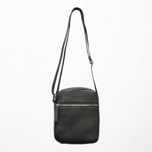 Sacoche similicuir grain&eacute; ajustable 25x18x7cm Homme TORRENTE - Neuf