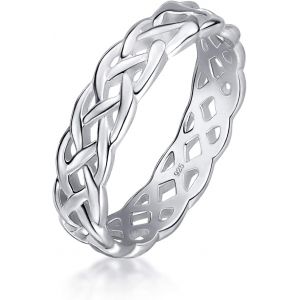 Kahfl-Bague En Argent 925 Avec Noeud Celtique Pour Femmes - Neuf