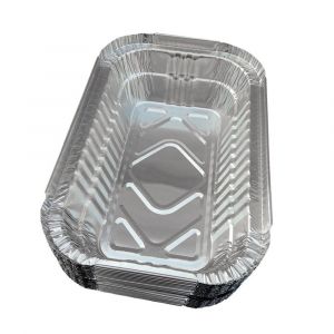 Lot de 20 lèchefrites en aluminium pour barbecue 700 ml Écologique - Neuf