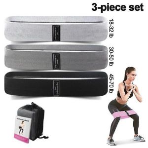 Ensemble De Bandes De Résistance Polyvalentes Pour Exercices Fessiers - Comprend Un Guide D'instructions Et Un Sac De Transport - 3 Niveaux De Résistance, Conception Antidérapante - Neuf
