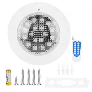 HJLIAN Lampe de piscine 18 W 18 LED RGB coloree a distance, lampe sous-marine etanche IP68, AC12 V - Neuf