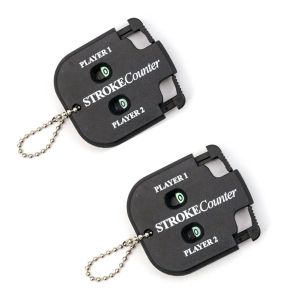 Compteur De Score De Golf,Mini Golf Score Shot Compteur,2pcs Compteur De Coup De Golf Compteur De Score Pour 2 Personnes/Score Counter,Clicker De Compteur De Sport En Plein Air,Golf De Buteur - Neuf