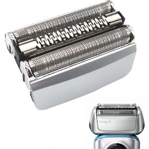 ERYI-Series 8 Tête De Rasoir De Rechange Compatible Avec Le Rasoir Électrique À Grille Braun, Compatible Avec Le Rasoir Électrique Braun 8370Cc,8340S.8350S Etc Pièce De Rechange De Rasage, Argent, Lo - Neuf
