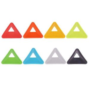 Lot De 8 C&ocirc;nes D'agilit&eacute; Professionnels Pour Le Football &iquest; Disques D'entra&icirc;nement Multifonctions Et Durables Pour Un Jeu De Jambes Et Des Exercices D'&eacute;quipe Am&eacute;lior&eacute;s - Neuf