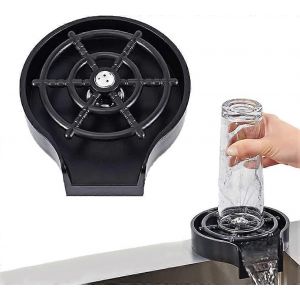 Lave-verres de robinet d'évier de cuisine - lave-tasses automatique,lave-verres,lave-bouteilles,nettoyage multi-angles sans angles morts - Neuf