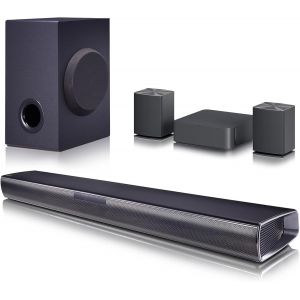 Sqc4R Barre De Son Intelligente, 220 W, 2.1 Canaux, Son Surround Dolby Digital Avec Basses Puissantes, Large Connectivité, Hdmi, Bluetooth, Usb, Entrée Optique Et Application Android/Ios, Noir - Neuf