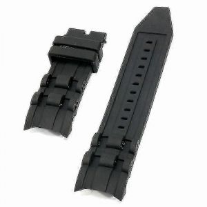 Bracelet De Montre Noir En Caoutchouc De 26 Mm Pour Chronographe De La Collection Invicta Pro Diver - Neuf