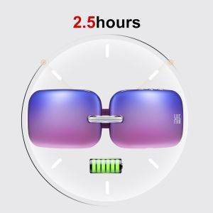 Mini Appareil De Massage Des Yeux E10 - Avec Compression Thermique - Contre Les Yeux Secs - Cernes Foncées - Bleu - Neuf