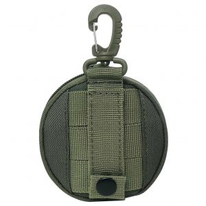 Ceinture Sac Avec Clip En Nylon Cl&eacute; Sac Portable En Plein Air Mini Porte-Monnaie Avec Fermeture &Agrave; Glissi&egrave;re - Neuf