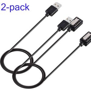 Letnerny-Câble De Charge Compatible Avec Suunto Spartan/Suunto 9/Suunto Eon Core Smart Watch, Câble De Charge De 100 Cm, Câble De Support De Charge De Rechange Pour Suunto Actiity Tracker, Noir - Neuf
