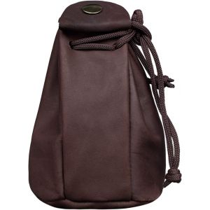 CAUC-Niklas' Vintage Bourse en Cuir avec Liens Etui Retro Portefeuille Porte-Monnaie Porte Clé Coin Purse Cuir Véritable - Neuf