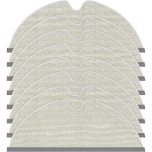 NouvelHorizonstore-Lot de 8 chiffons de rechange Q7 pour Xiaomi Roborock Q7/Q7+/Q7 MAX /Q7 MAX+ S5 S50 S51 S55 S5 MAX S6 S6 Max S6 MAXV S6 Pure et s&eacute;rie E - Neuf