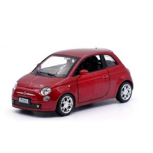 Caipo 1:28 Fiat 500 Classics Alloy Diecast Car Model Toy With Pull Back For Children Gifts Toy Collection-Rouge (sans bo&icirc;te) - Neuf
