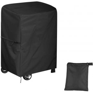 Ulteronixshop-Grande housse de barbecue en tissu Oxford 420D imperm&eacute;able et r&eacute;sistant aux intemp&eacute;ries, coupe-vent et anti-UV pour utilisation en ext&eacute;rieur (80 x 66 x 110 cm) - Neuf