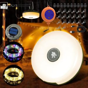 Guirlande Lumineuse Escamotable Portative Imperméable Extérieure Usb,Guirlande Lumineuse Solaire De Camping,Guirlande Lumineuse De Camping Portable,Guirlande Lumineuse Escamotable Camping.[E136] - Neuf