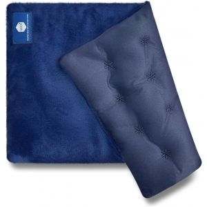 Coussin Chauffant Micro Onde, Bouillotte Micro-onde, Graine de lin,noyaux cerises,grande poche chauffante nuque epaule et dos,cervicales,ventre coton, chaleur humide pour compresse froide38*23cm - Neuf