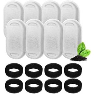 Filtre Fontaine Eau Chat 16 Pi&egrave;ces Filtre Fontaine Chat Filtre Fontaine &Agrave; Eau Pour Chat Pour Chat Filtre &Agrave; Charbon 8 Pi&egrave;ces Et Une &Eacute;ponge 8 Pi&egrave;ces Pour Chat En 3.2l Fontaine A Eau Chat - Neuf