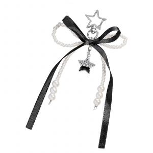 Kreativer Taschenanhaenger Créatrice De Sac De Charme Esthétique De Keychain De Sac À Main Accessoire Arc Ornements Star Trousseau Modèle B - Neuf