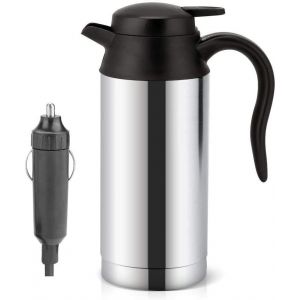 Nouvelhorizonstore-Bouilloire &Eacute;lectrique Portable Pour Camion, 750 Ml 24 V, Tasse &Agrave; Caf&eacute; Avec Chargeur Allume-Cigare, Bouilloire &Eacute;lectrique, Tasse &Agrave; Eau Chauff&eacute;e &Agrave; 100 &deg;C Avec Lumi&egrave;re Led, Arr&ecirc;t Auto - Neuf