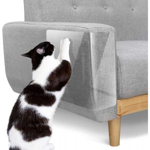 Protecteur De Meubles [Lot De 16], Protecteur De Rayure Chat Protecteurs Anti-Griffes, Protecteur De Rayure De Chat Auto-Adh&eacute;sives Avec 90 Vis Tapis Griffoir Pour Canap&eacute; Table Meubles, Blanc - Neuf