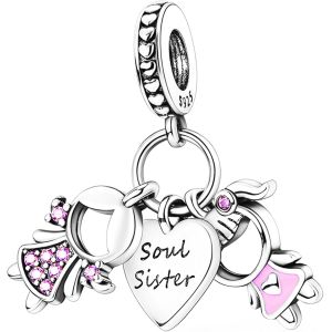 Breloque En Argent Sterling 925 Pour Bracelets, Colliers, Passeport Avion, S?Ur, C?Ur, Caf&eacute;, Livre De Musique, Pendentif De Voyage, Bijou Animal Mignon, Cadeau De Remise De Dipl&ocirc;me Pour Homme - Neuf