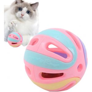 Kal-Balles Pour Chat &iquest; Jinggle Pour Chat | Balles Creuses Pour Chat, Jouets Interactifs Pour Chaton, Balle Hochet Pour Petit Et Grand Chaton D'int&eacute;rieur - Neuf