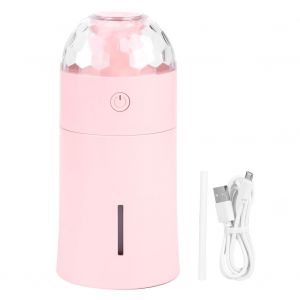 Hjlian Mini Humidificateur D'air Usb 175 Ml Avec Veilleuse Pour La Maison Et Le Bureau - Neuf