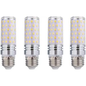 Kal-Ampoule Led En Forme De Maïs 8w - Équivalent 60w Incandescent, 800lm, Base E26 Blanc Chaud 3000k, Non-Dimmable, Lot De 4 - Neuf