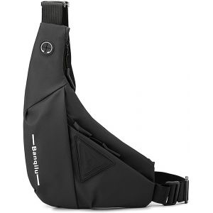 TIANYI-Sacoche Homme Bandouliere - Sac de Poitrine Sling Bag Imperméable Sac à Dos Bandoulière pour Homme Femme Voyage Randonnée Sports - Neuf