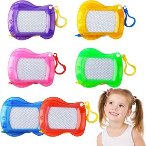 KALANKA-Mini Ardoise à Dessin Enfants, 6pcs Petite Planche à Dessin MagnéTique Portable, Petite Ardoise à Dessin MagnéTique, Mini Ardoise à Dessin Magique, Pour GarçOns Filles Cadeaux Remplissage Sac - Neuf