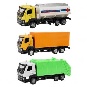 Alloy Pull Back Car Model Toy Load Carrier Vehicles for Kids Children Gift - Neuf