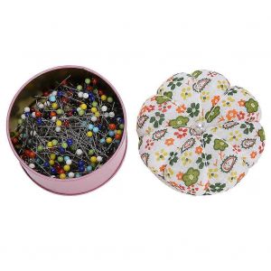 Bo&icirc;te En Fer Blanc &Agrave; Aiguille De Goupille En Verre Pour L'artisanat De Couture 500pcs - Quilting,Outil De D&eacute;coration - Neuf