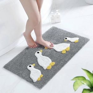 Tapis de bain pour salle de Bain Tapis antid&eacute;rapant Semelle en Jacquard de Canard de la Conception de l'Eau Douce Absorbant Lavable en Machine 19,7"" x 31.5 - Neuf